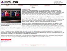 Tablet Screenshot of colorvision-lasers.com